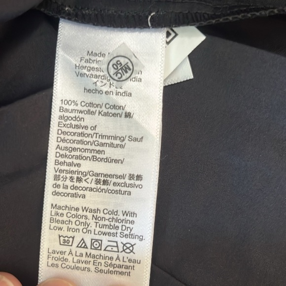 J. Crew Black Mini Skirt with Lace Hem - Picture 8 of 9